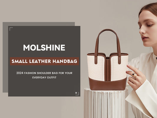 molshine Small Vintage Evening Handbag, Leather Shoulder Bag, Fashion Accessory Bag, Party Clutch Purse for Women Girl Lady Travel Work